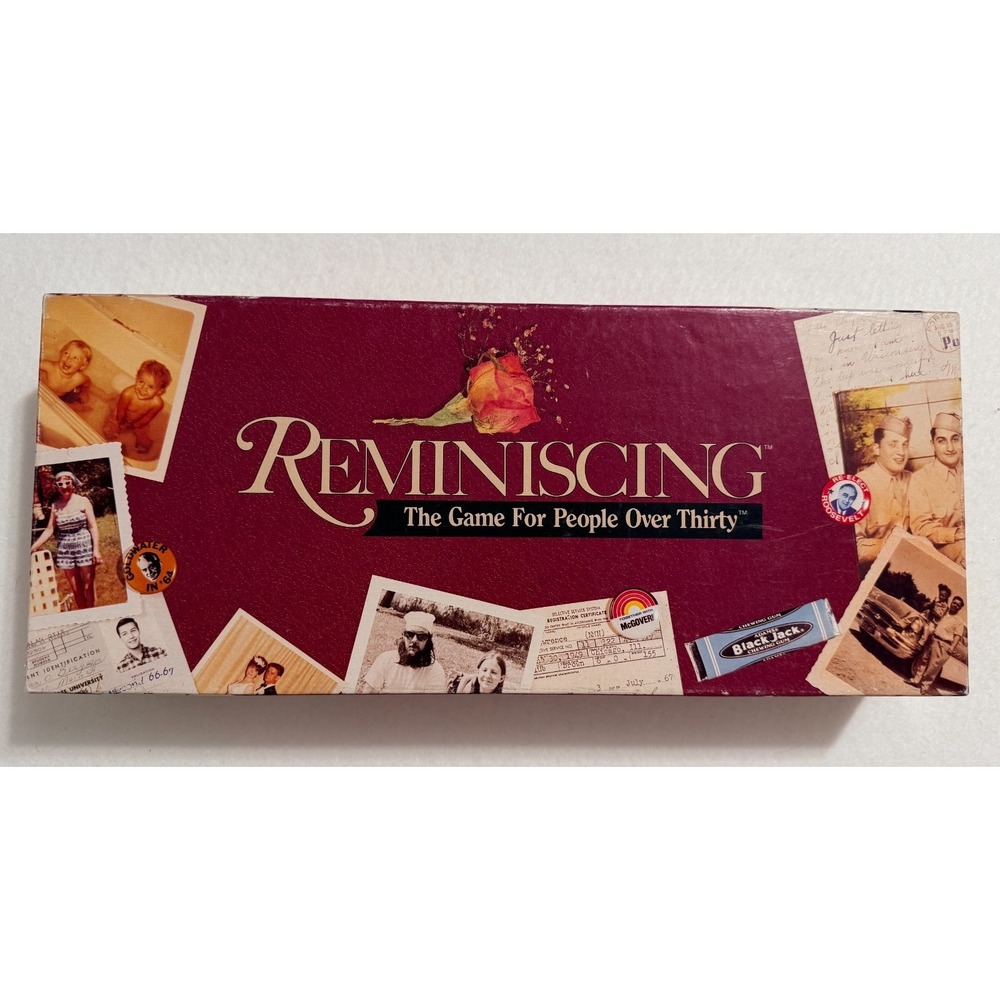 Vintage Reminiscing Board Game Over 30 Trivia Complete Classic Nostalgia‎